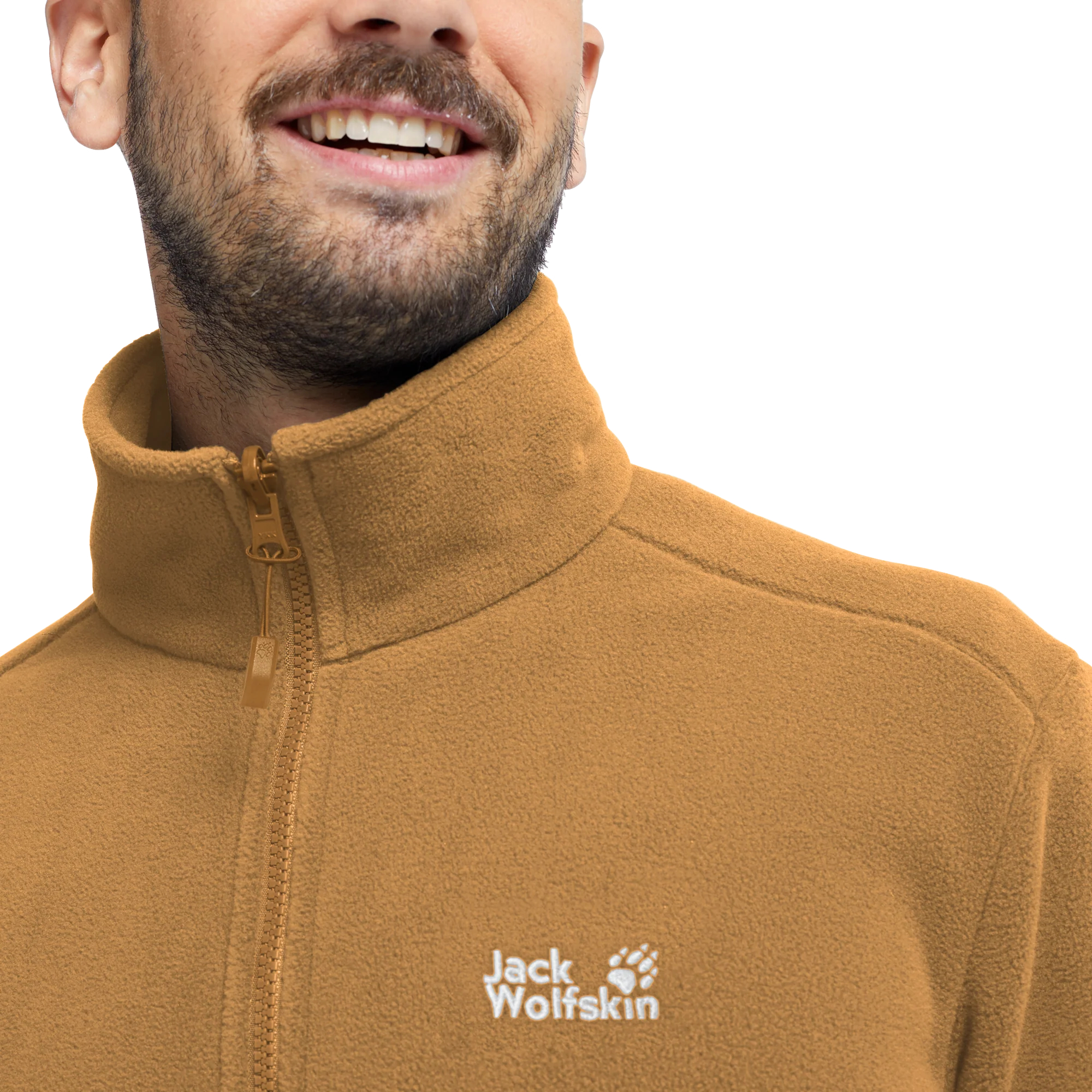Флис мужской Jack Wolfskin Taunus 200 Fz M A65797_G0095 S светло-коричневый фото7