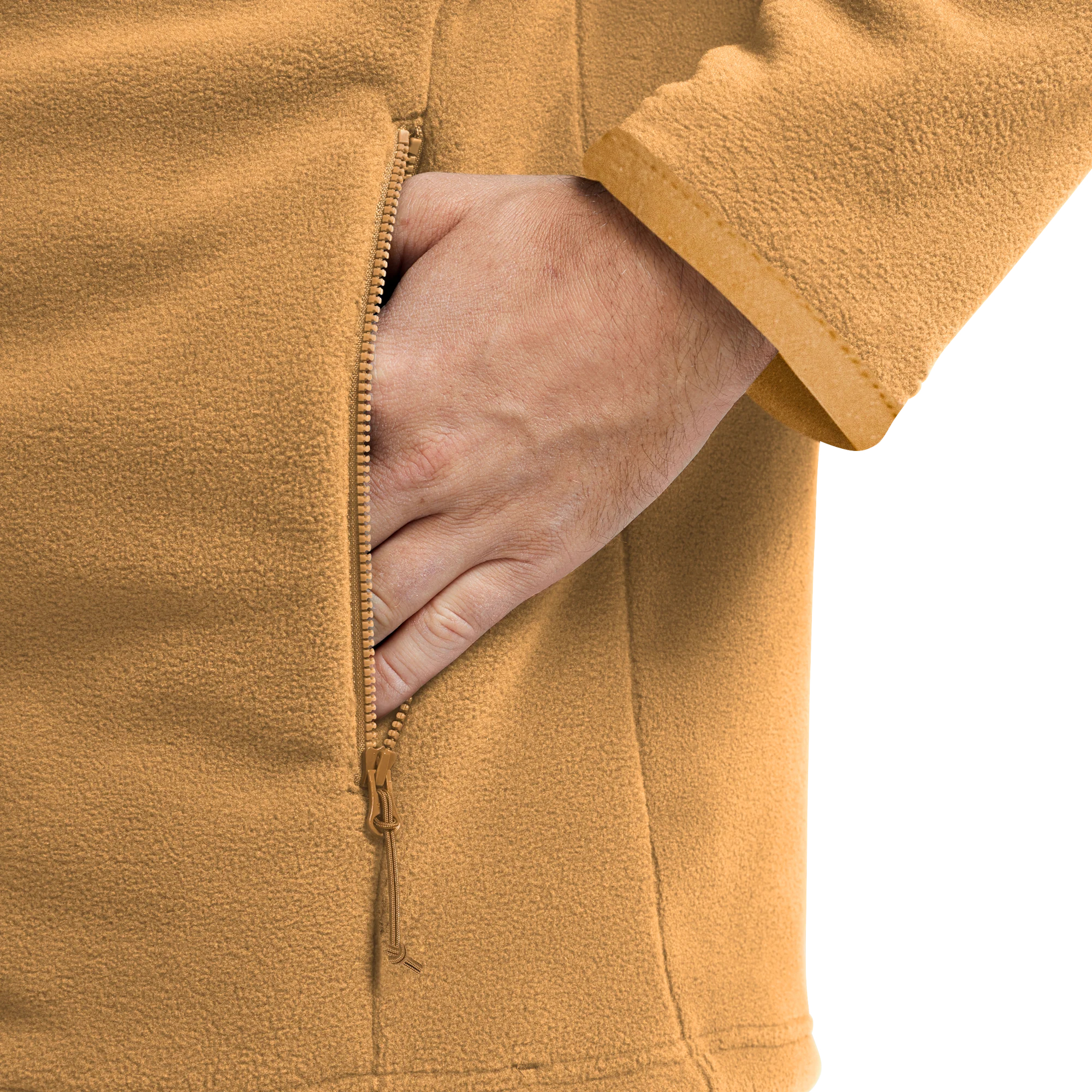 Флис мужской Jack Wolfskin Taunus 200 Fz M A65797_G0095 S светло-коричневый фото6