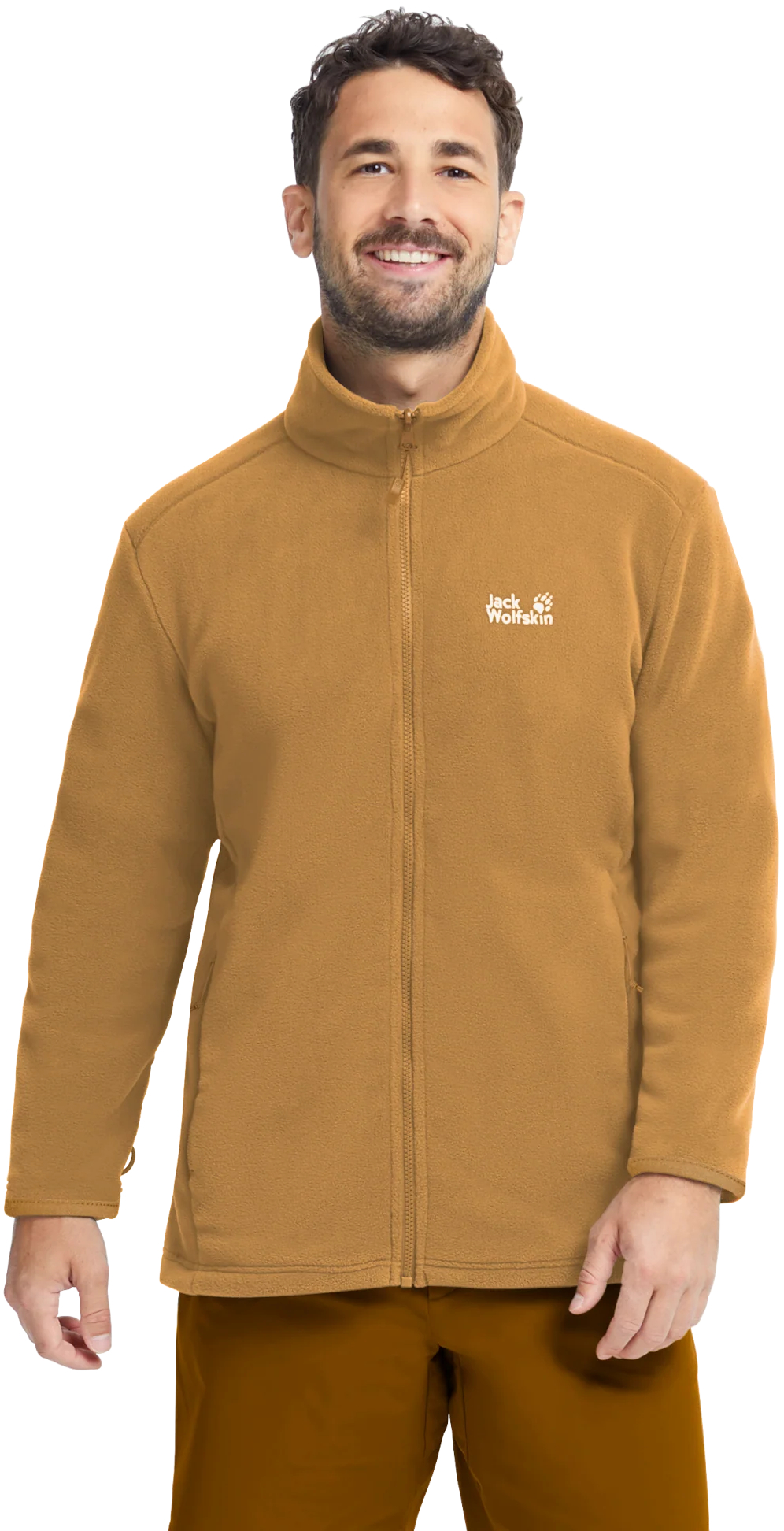 Флис мужской Jack Wolfskin Taunus 200 Fz M A65797_G0095 L светло-коричневый фото3