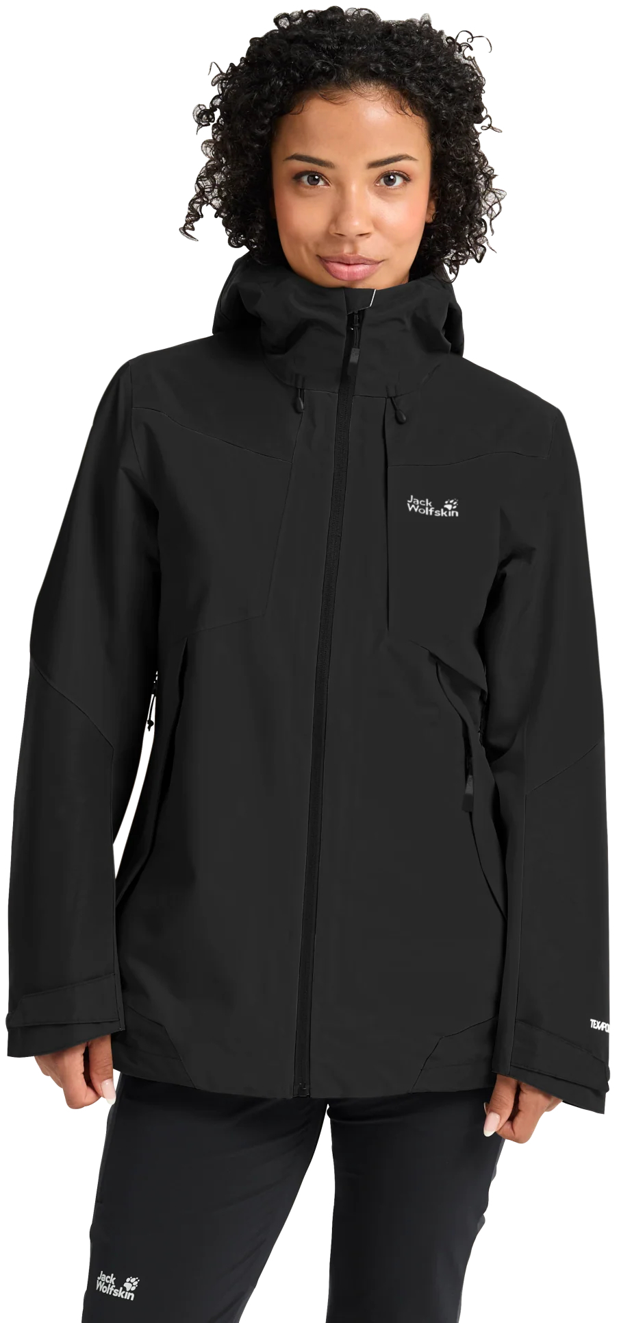 Ветревка женская Jack Wolfskin Flextrail 2L Jkt W A65804_6000 L чорная фото4