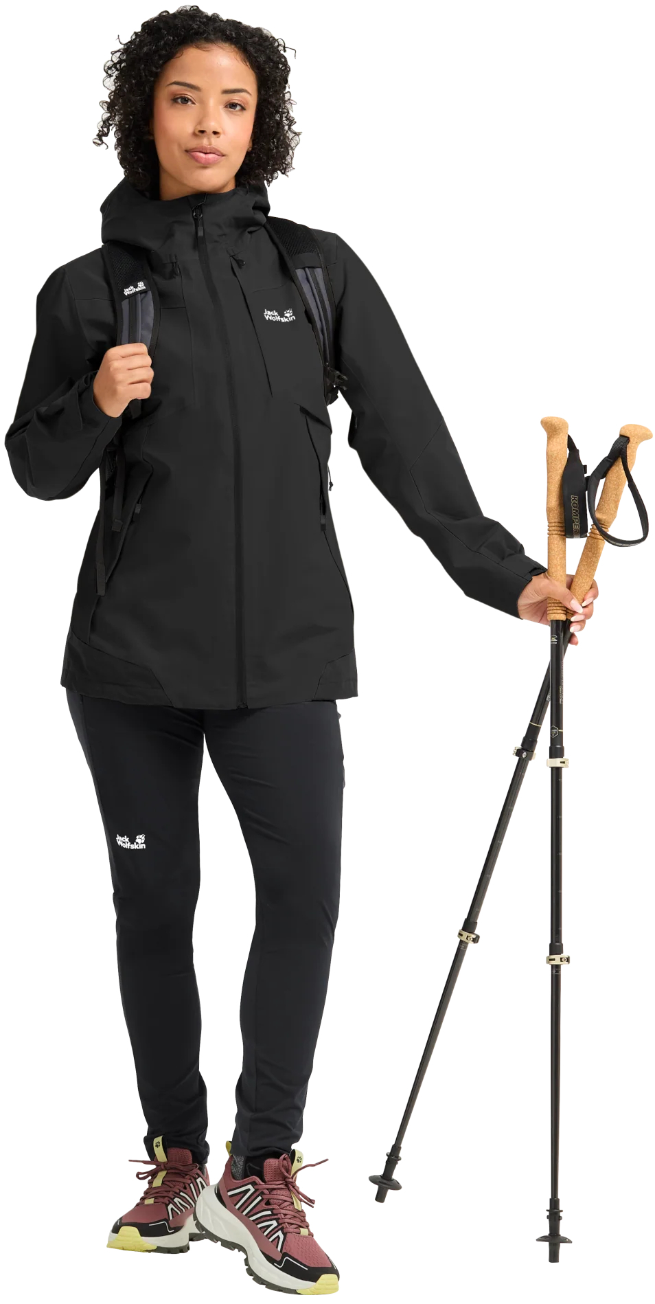 Ветревка женская Jack Wolfskin Flextrail 2L Jkt W A65804_6000 L чорная фото9