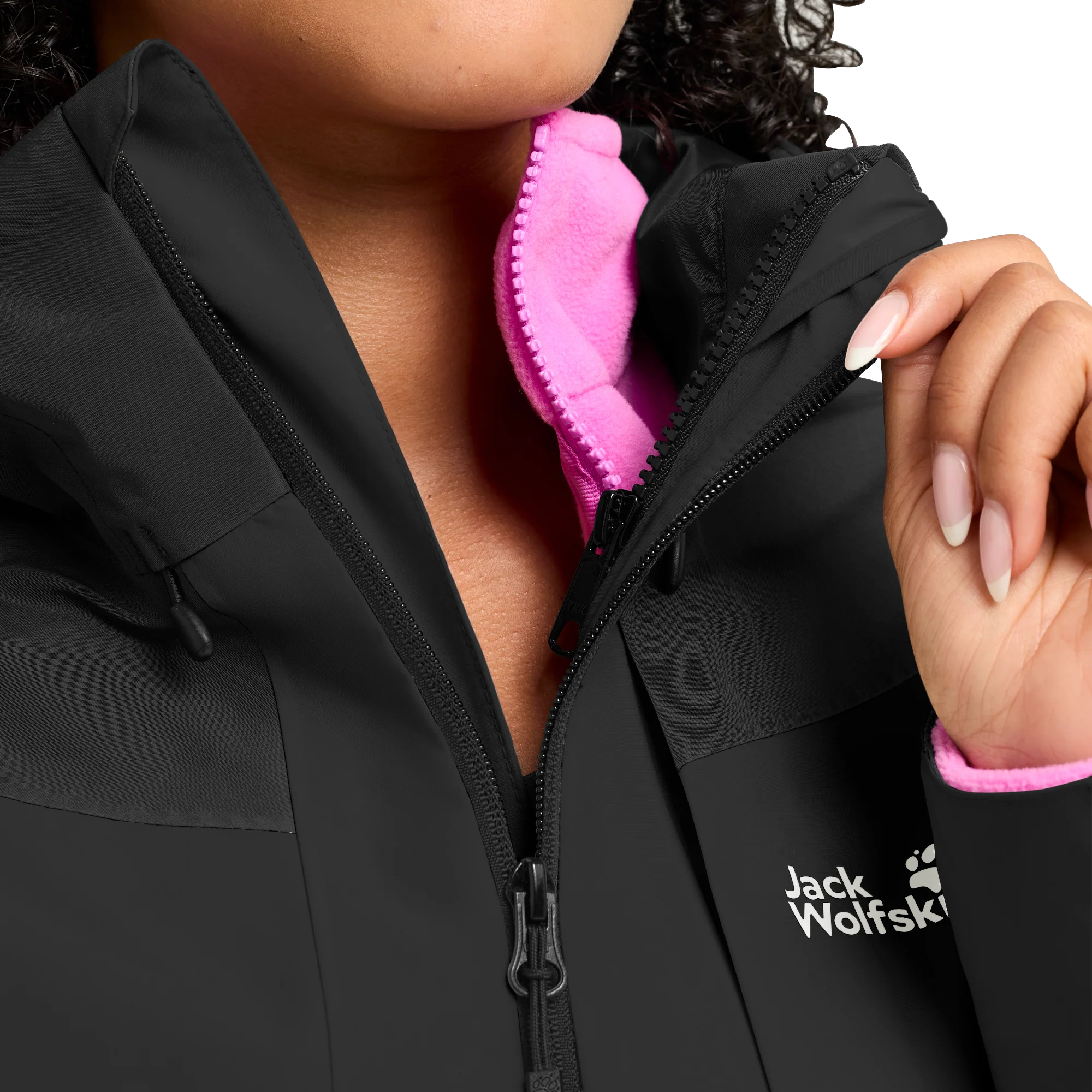 Ветревка женская Jack Wolfskin Flextrail 2L Jkt W A65804_6000 L чорная фото8