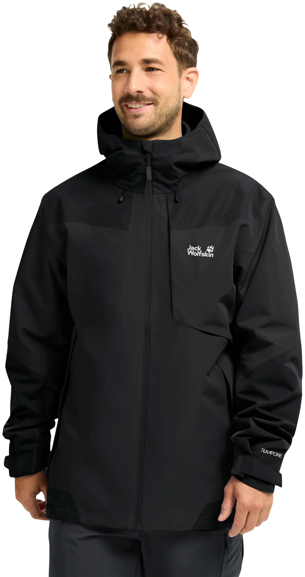 Вітровка чоловіча Jack Wolfskin Flextrail 2L Jkt M A65806_6350 XL темно-сіра фото4