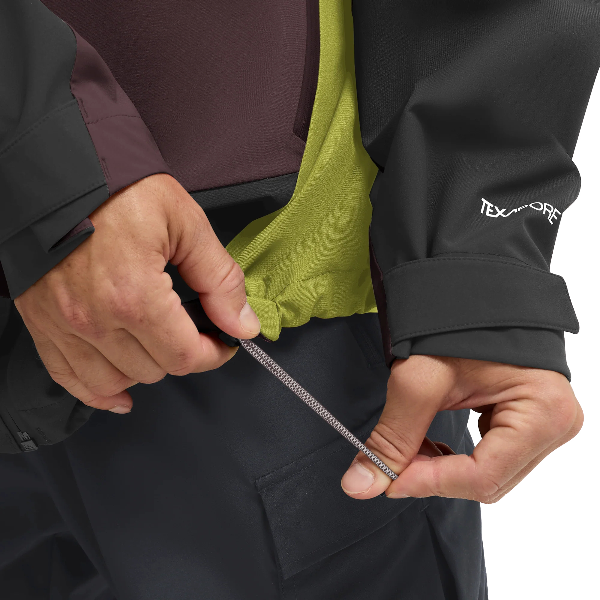Вітровка чоловіча Jack Wolfskin Rockpaw 3L Jkt M A65875_I0159 XL фіолетова фото7