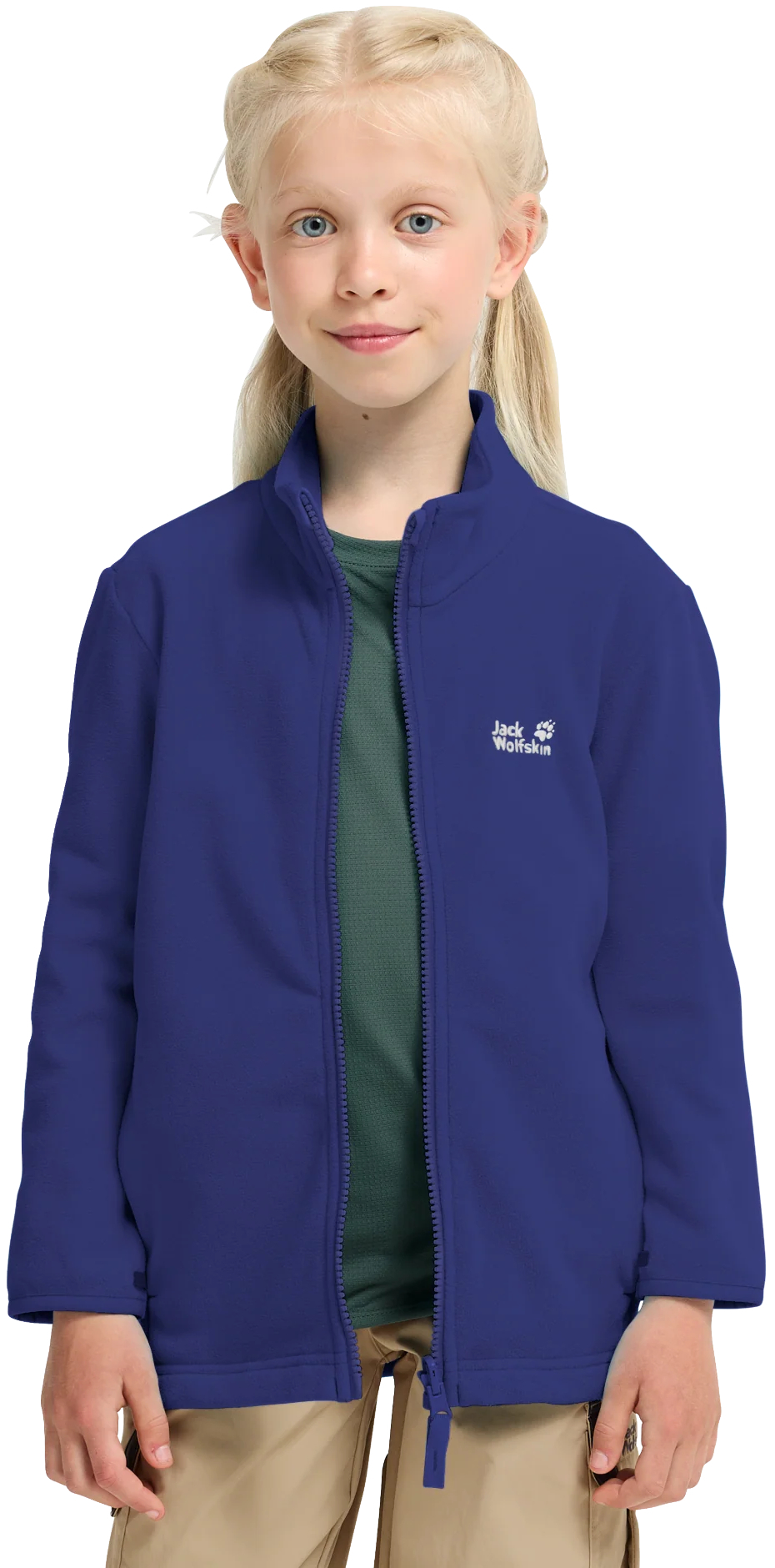 Фліс дитячий Jack Wolfskin Taunus 100 Fz K A65888_C0711 116 синій фото5