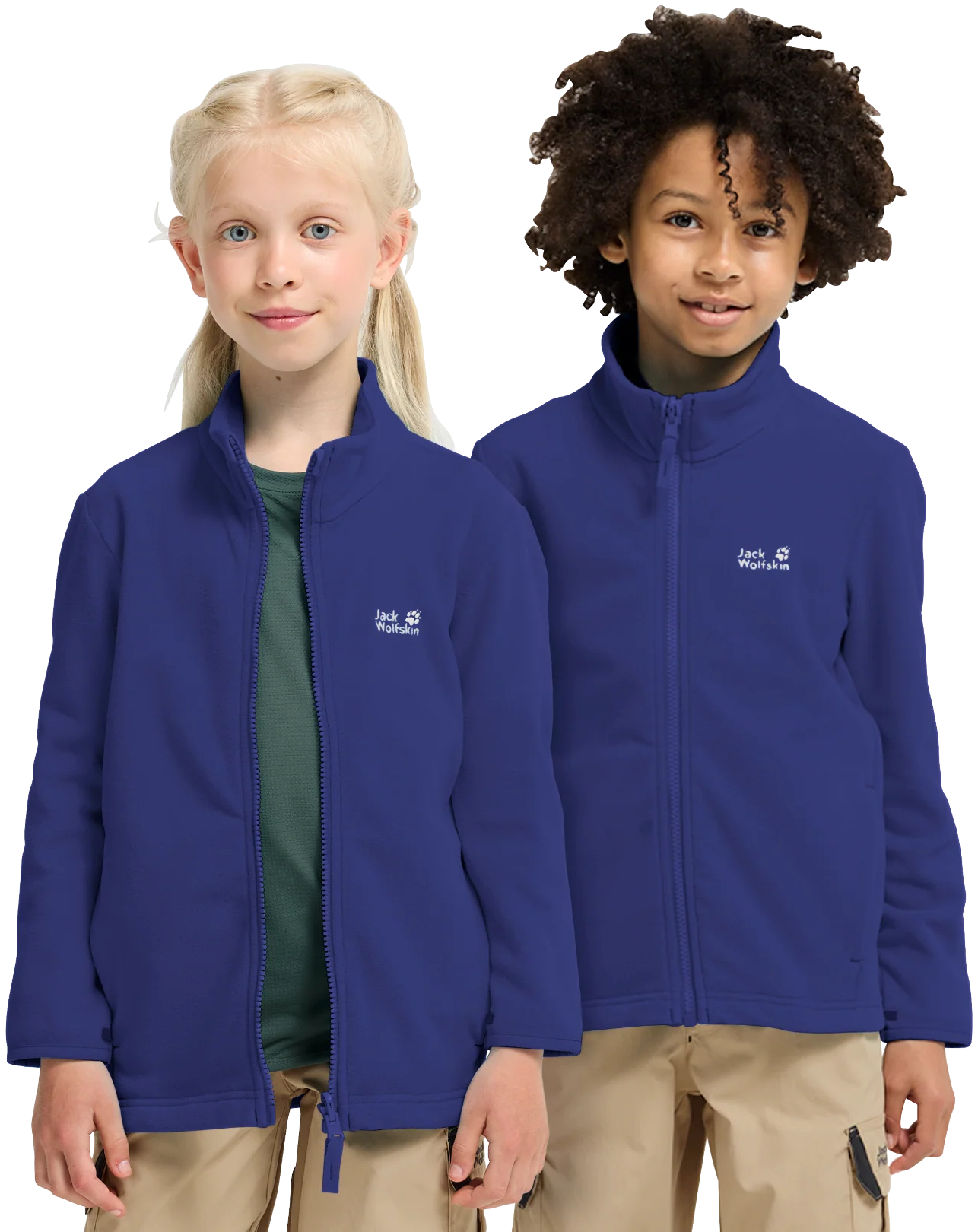 Фліс дитячий Jack Wolfskin Taunus 100 Fz K A65888_C0711 128 синій фото4