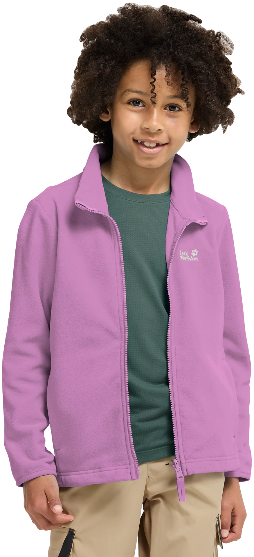 Фліс дитячий Jack Wolfskin Taunus 100 Fz K A65888_H0133 140 фіолетовий фото6