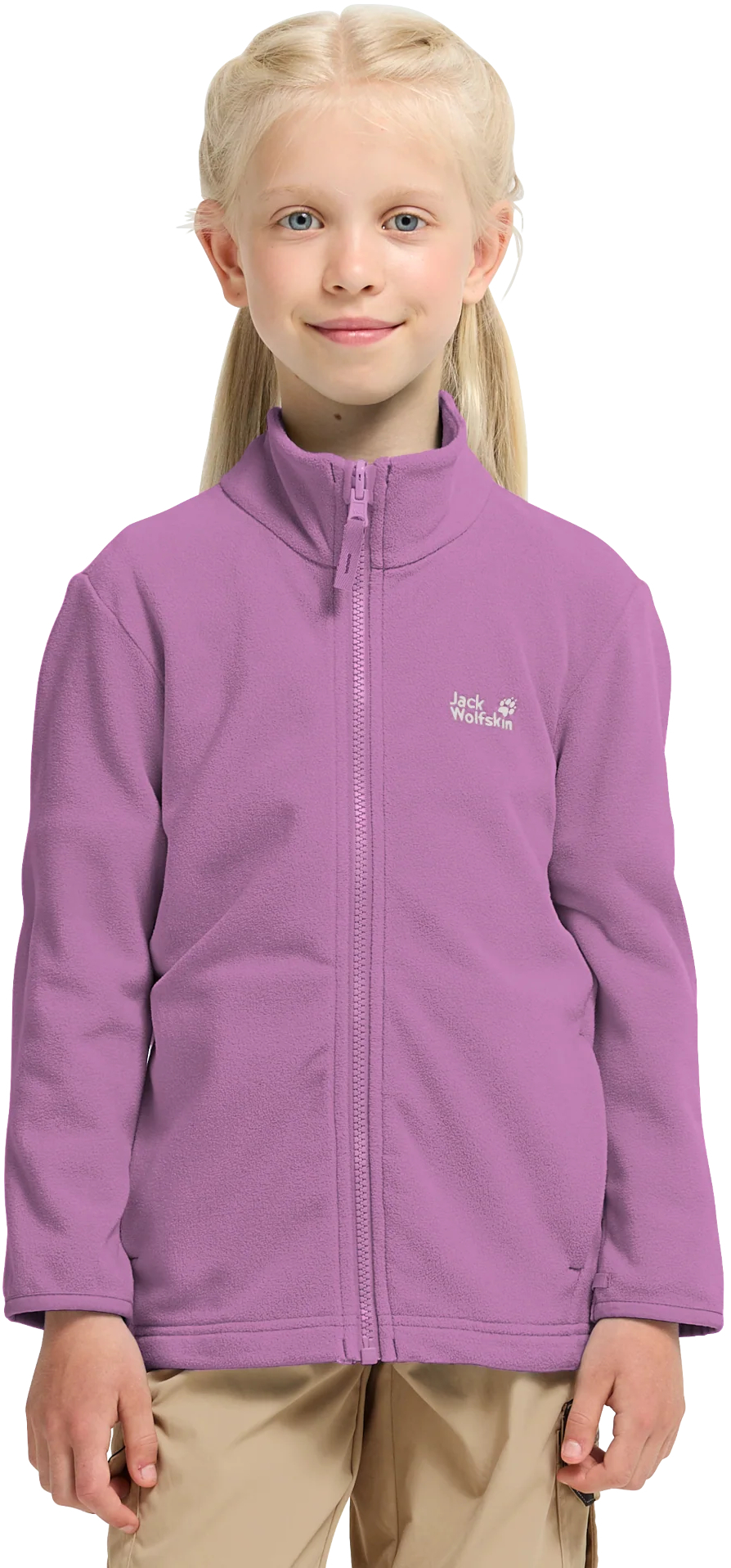 Фліс дитячий Jack Wolfskin Taunus 100 Fz K A65888_H0133 152 фіолетовий фото5