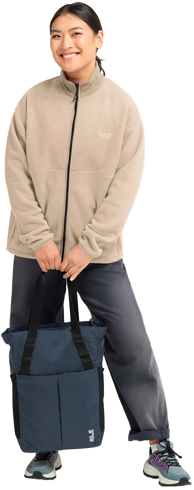 Фліс жіночий Jack Wolfskin Sumetro Fz W A65943_T0612 S бежевий фото8