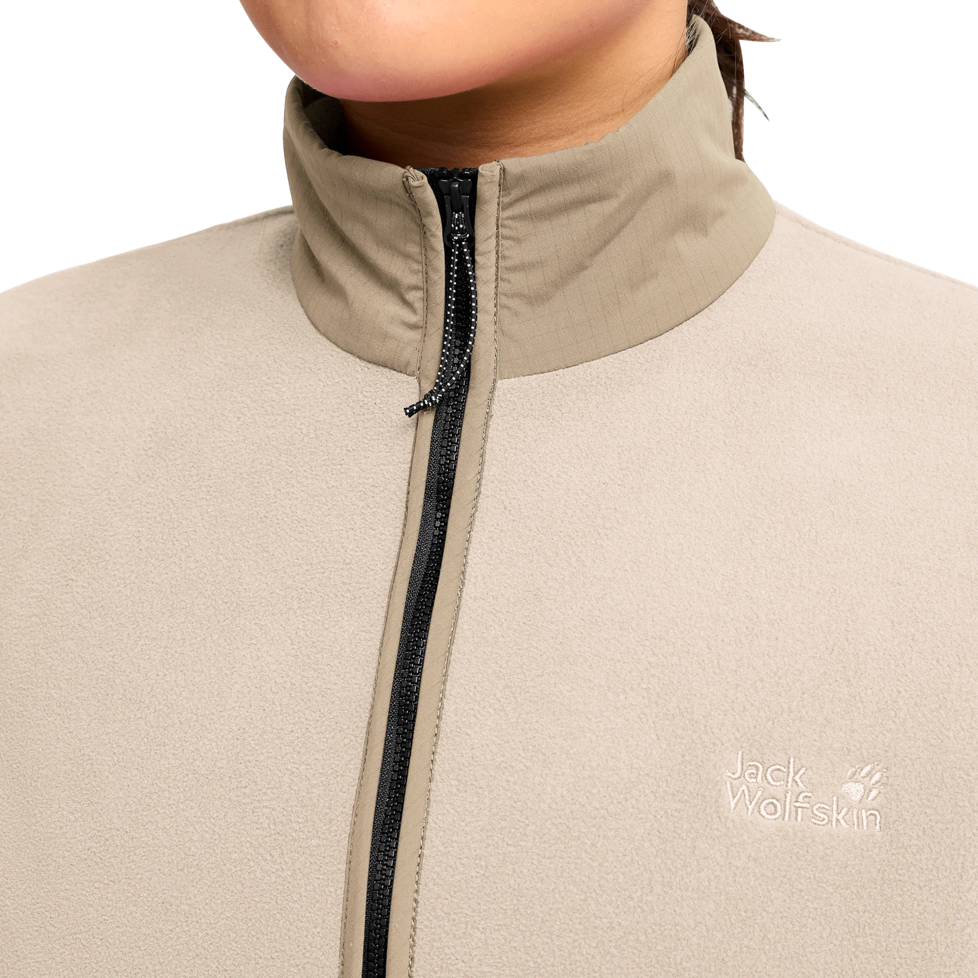 Фліс жіночий Jack Wolfskin Sumetro Fz W A65943_T0612 S бежевий фото5