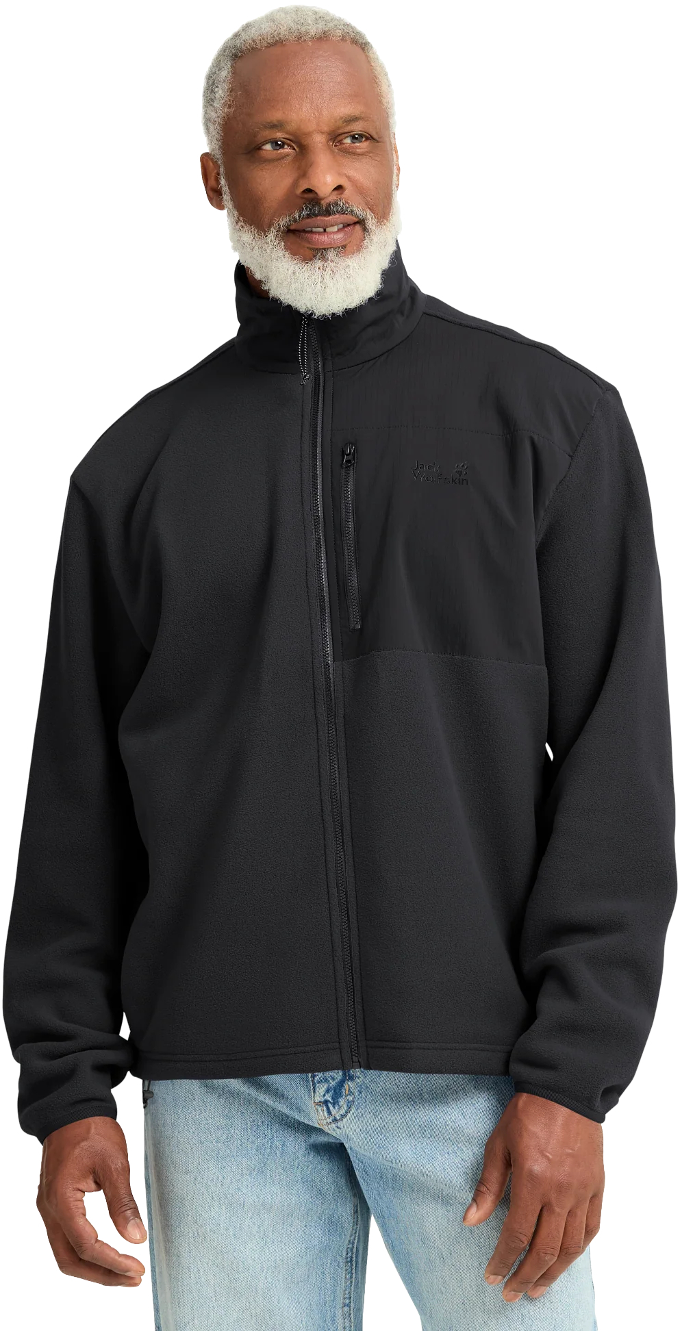 Фліс чоловічий Jack Wolfskin Sumetro Fz M A66041_6000 S чорний фото3