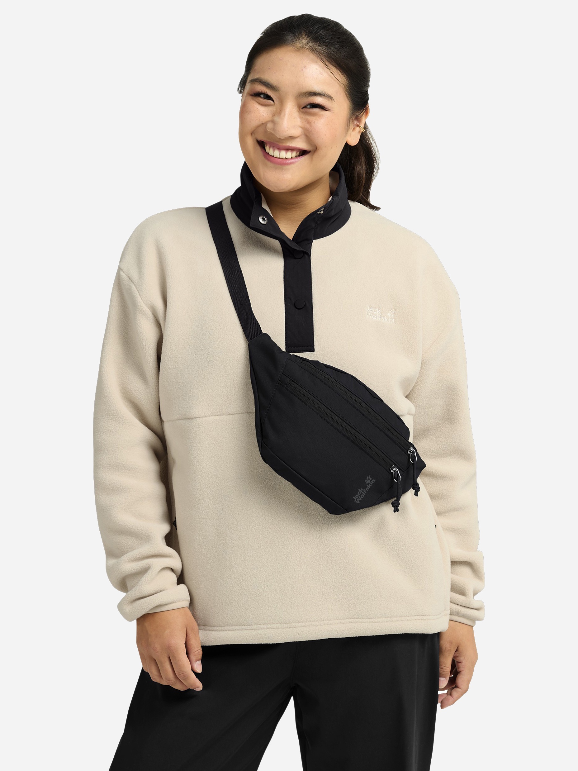 Сумка на пояс Jack Wolfskin Konya Hipbag A66075_6000 OS чорна фото4