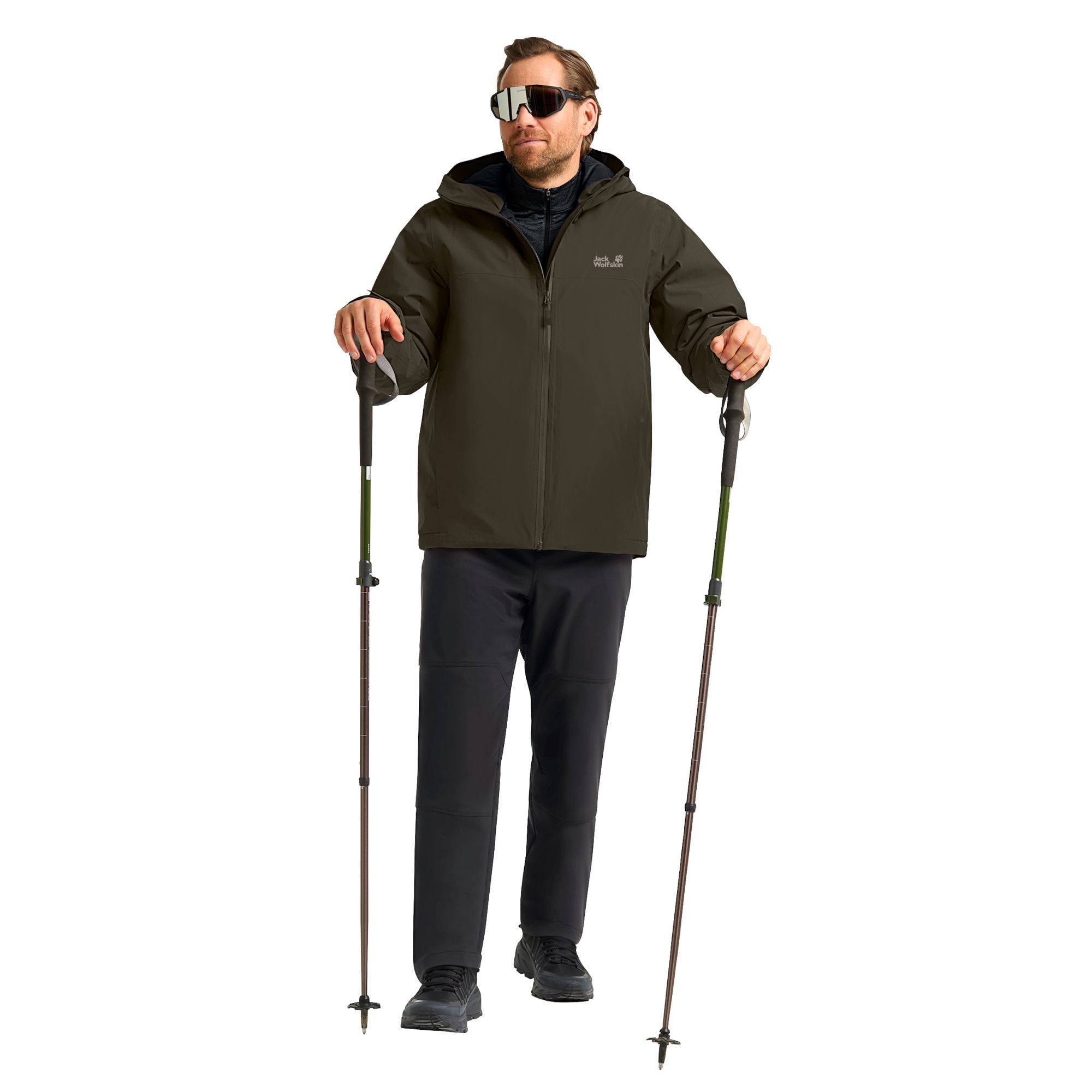 Куртка утепленная мужская Jack Wolfskin Wisper Ins Jkt M A61870_E0205 3XL темно-серая фото3