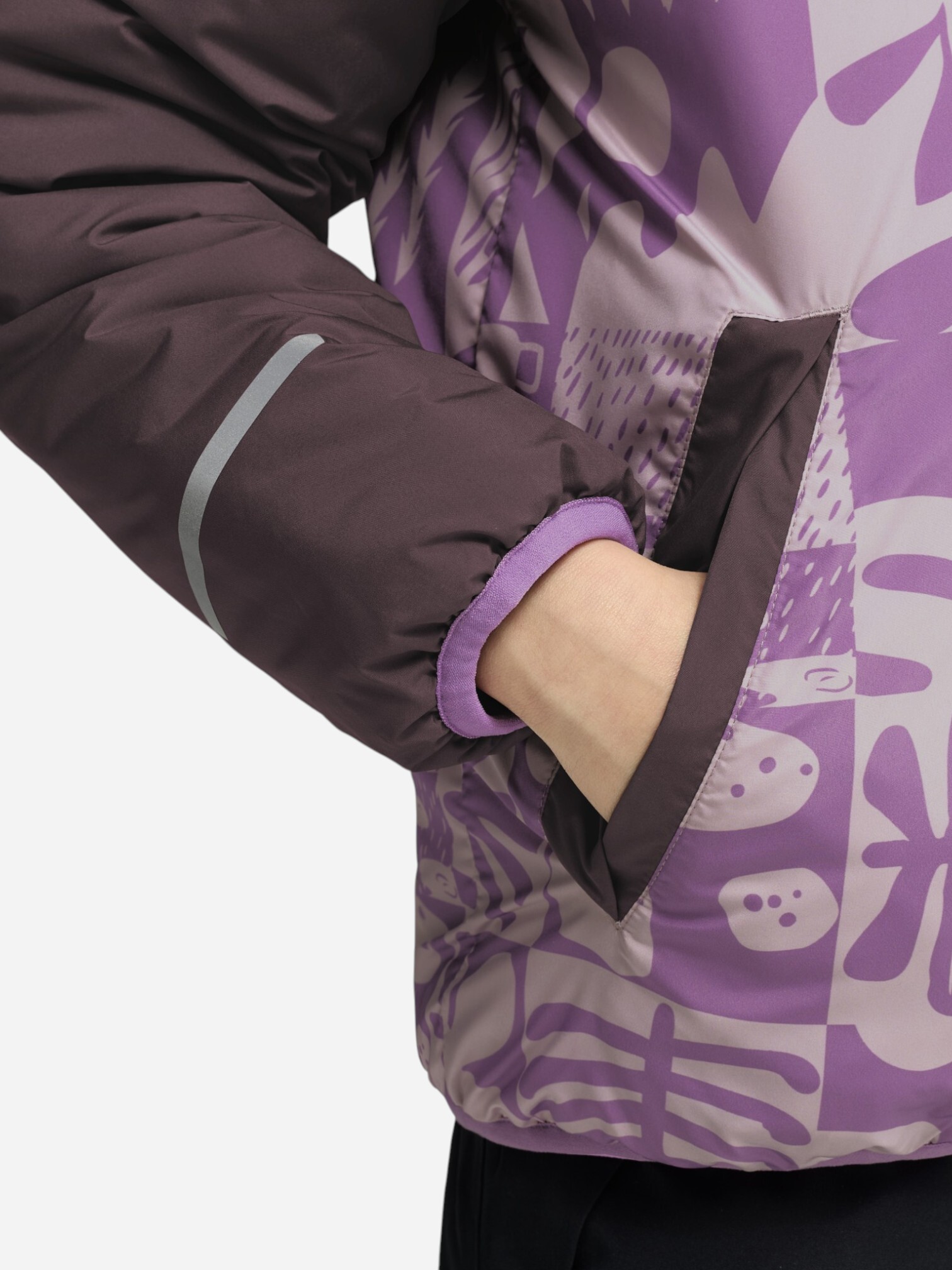 Куртка детская Jack Wolfskin Zenon Twist Hooded Jkt K A66164_I0159 152 фиолетовая фото5