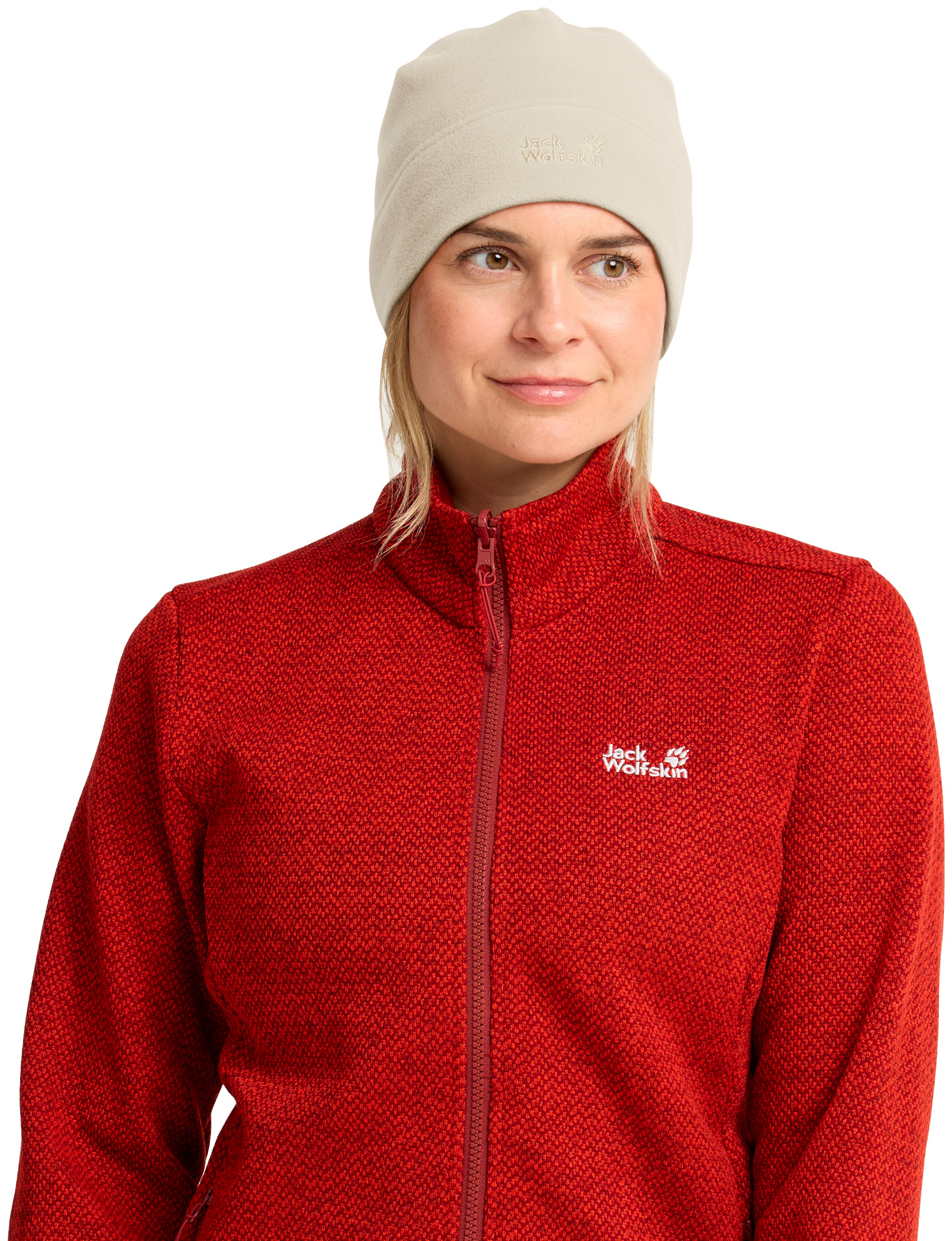 Шапка Jack Wolfskin Real Stuff Beanie A66181_A0084 OS бежевая фото6