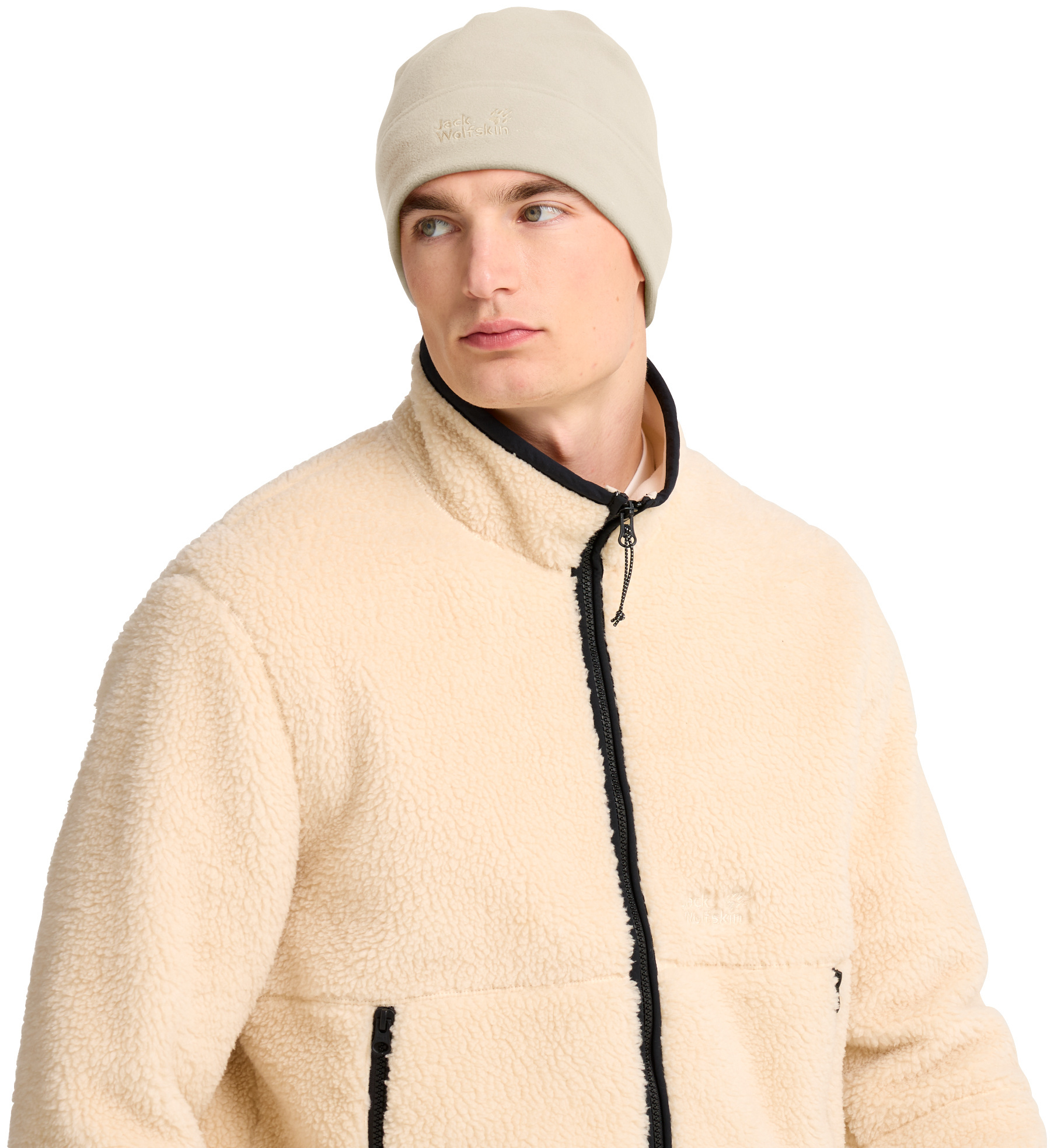 Шапка Jack Wolfskin Real Stuff Beanie A66181_A0084 OS бежевая фото7