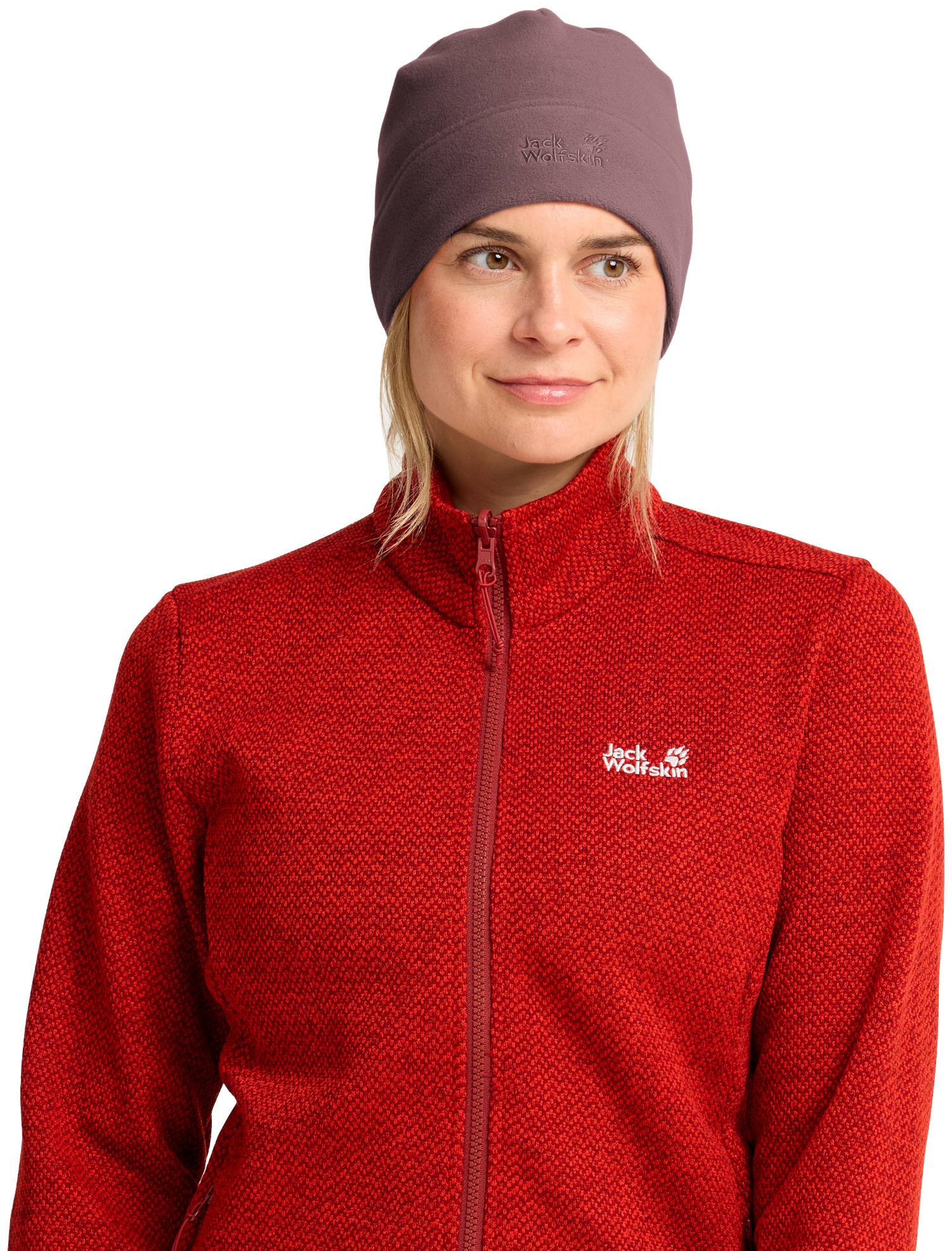 Шапка Jack Wolfskin Real Stuff Beanie A66181_I0159 OS фиолетовая фото6