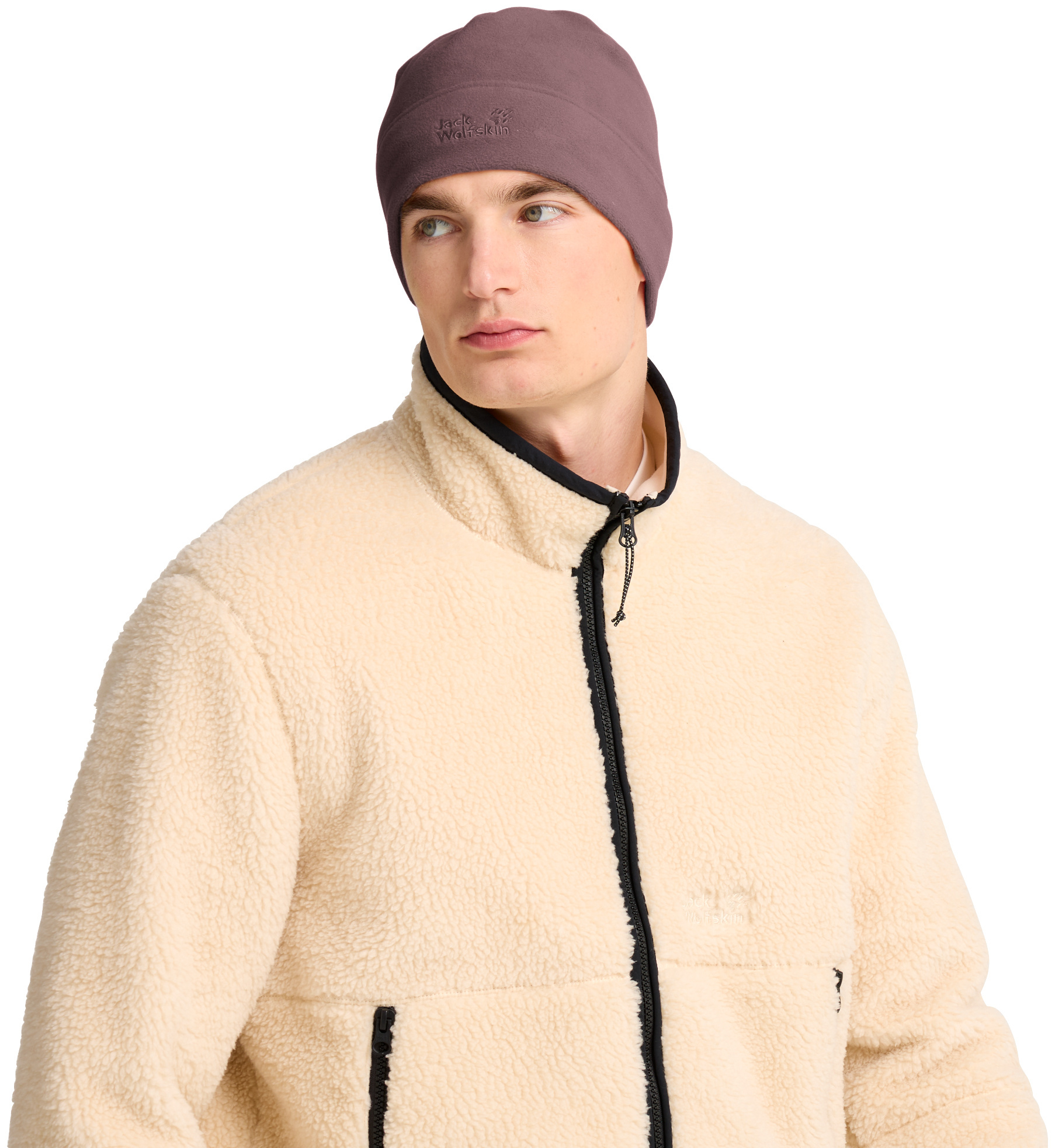 Шапка Jack Wolfskin Real Stuff Beanie A66181_I0159 OS фиолетовая фото7