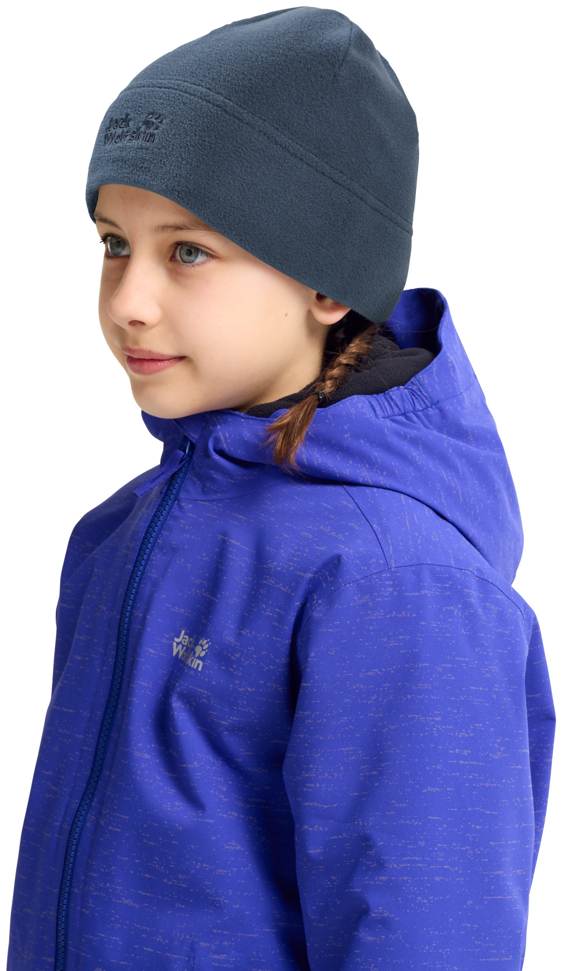 Шапка детская Jack Wolfskin Real Stuff Beanie K A66196_C0412 OS синяя фото6