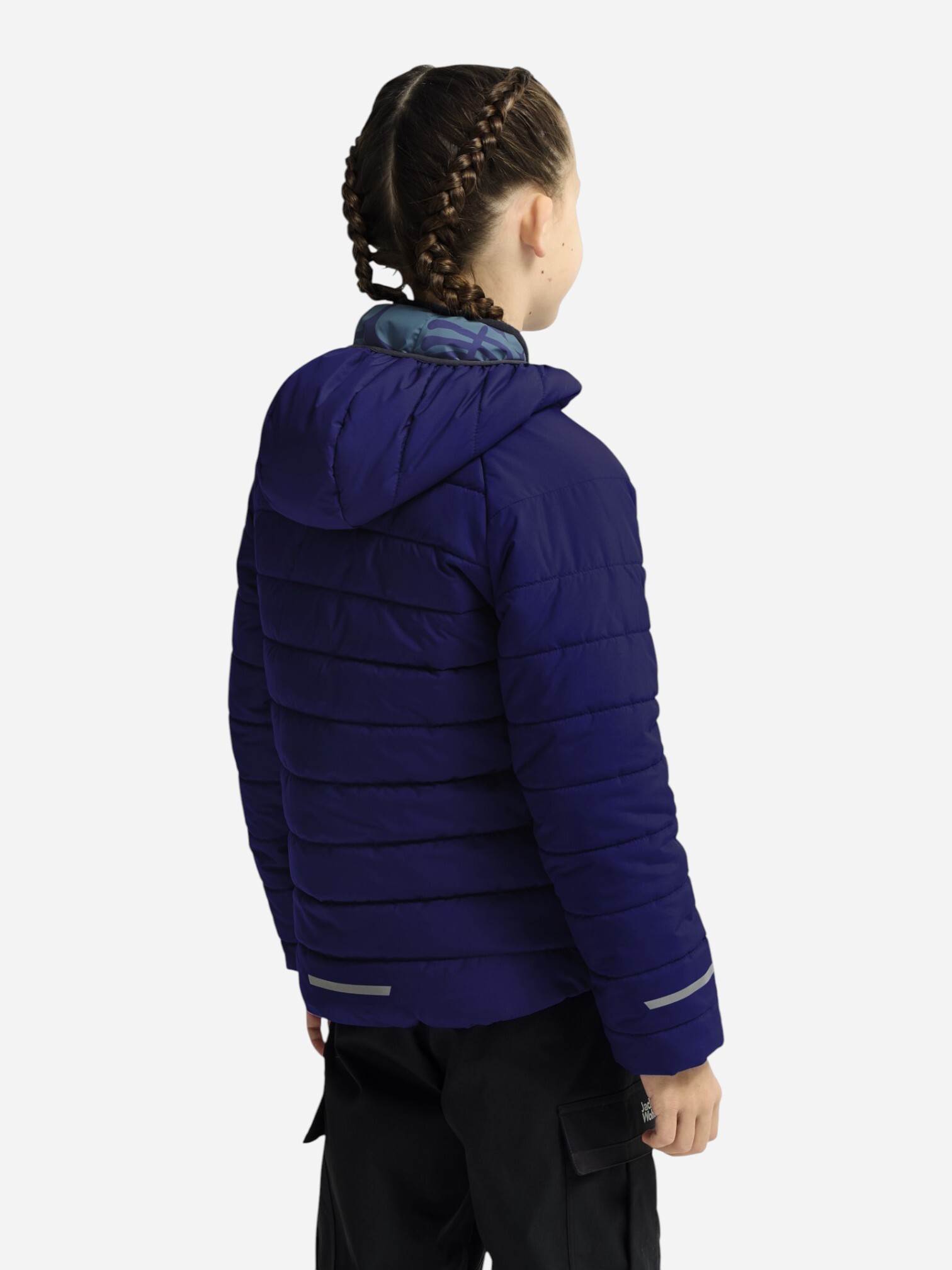 Куртка детская Jack Wolfskin Zenon Twist Hooded Jkt K A66164_C0711 140 синяя фото3