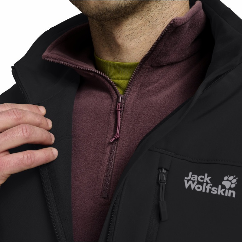 Куртка мужская Jack Wolfskin Wild Winds Jkt M A66309_6000 L черная фото4