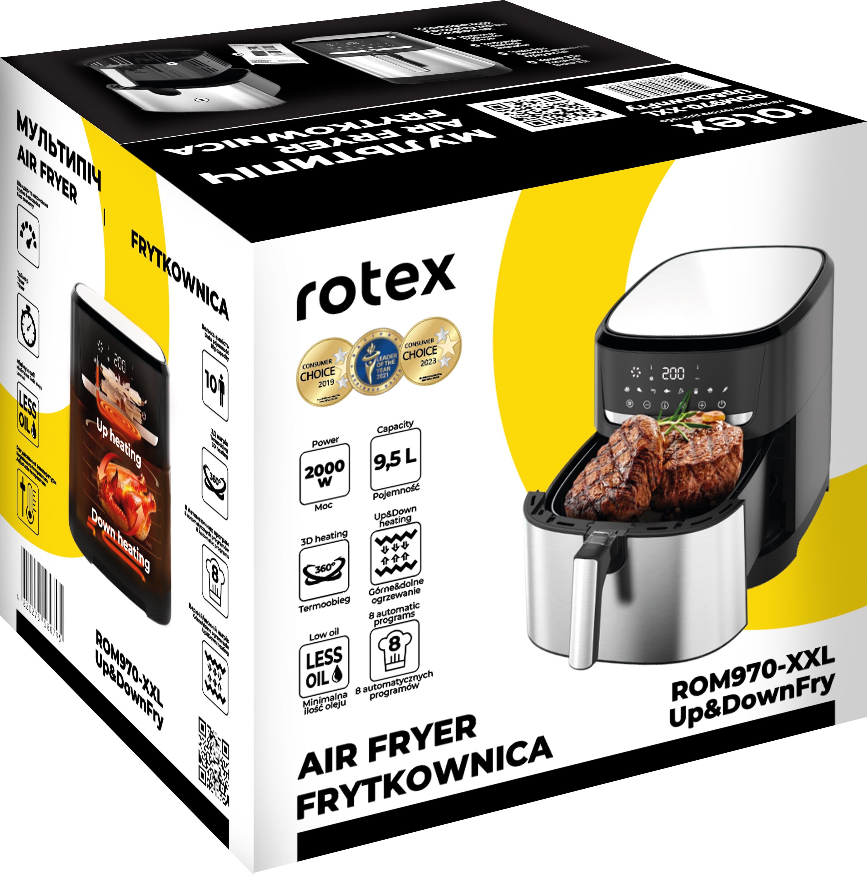 Мультипіч Rotex ROM970-XXL Up&DownFry фото5