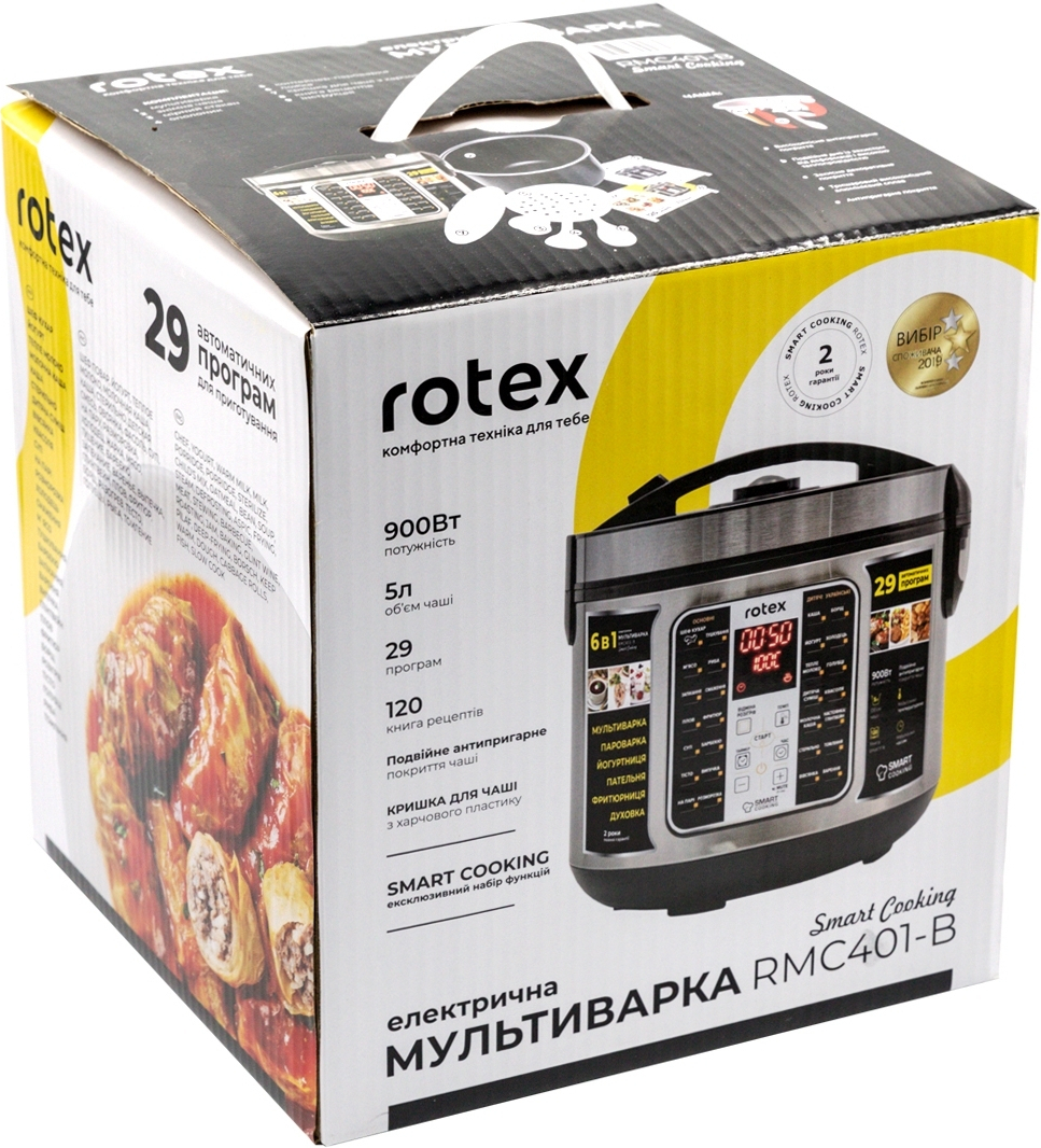Мультиварка Rotex RMC401-B Smart Cooking фото5