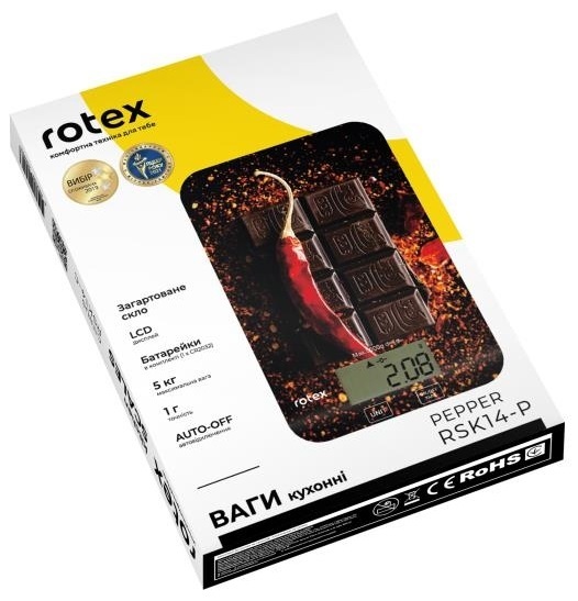 Ваги кухонні Rotex RSK14-P pepper фото