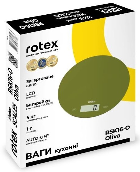Ваги кухонні Rotex RSK16-O Oliva фото