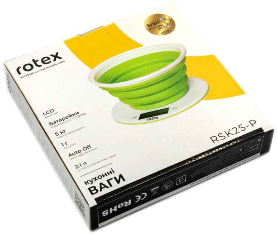 Ваги кухонні Rotex RSK25-P фото