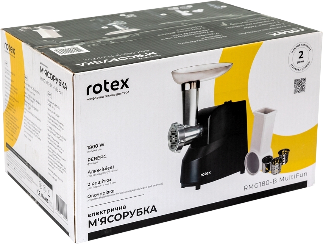 Мясорубка Rotex RMG180-B MultiFun фото5