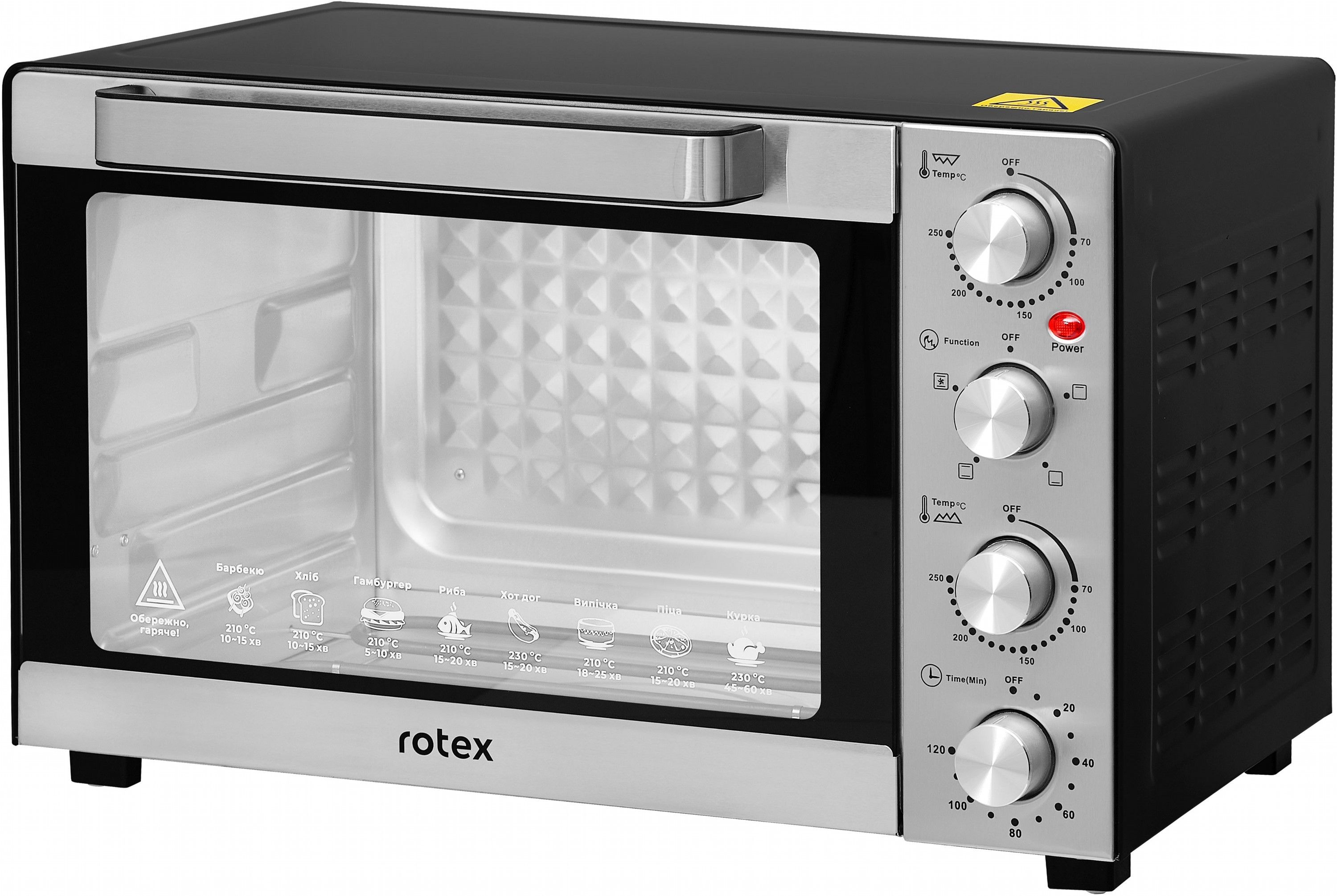 Електрична піч Rotex ROT452-CB фото2