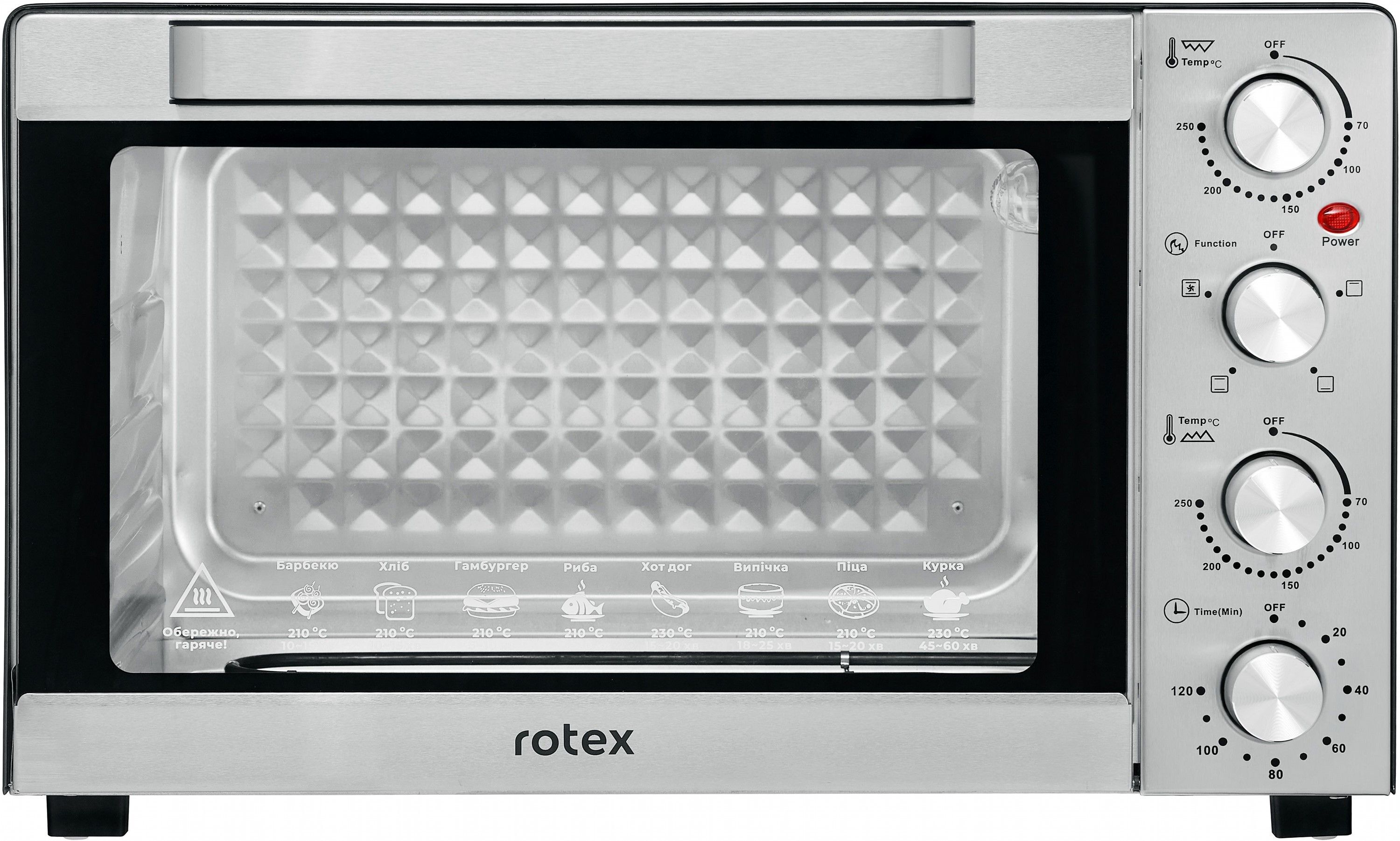 Електрична піч Rotex ROT452-CB фото3
