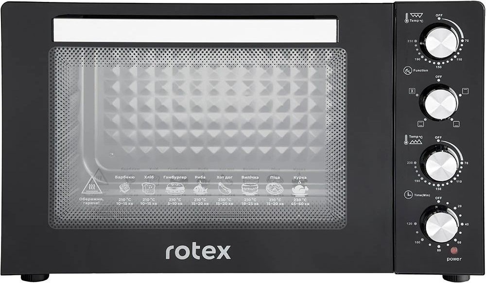 Електрична піч Rotex ROT455-B2G EUROSTANDART фото2