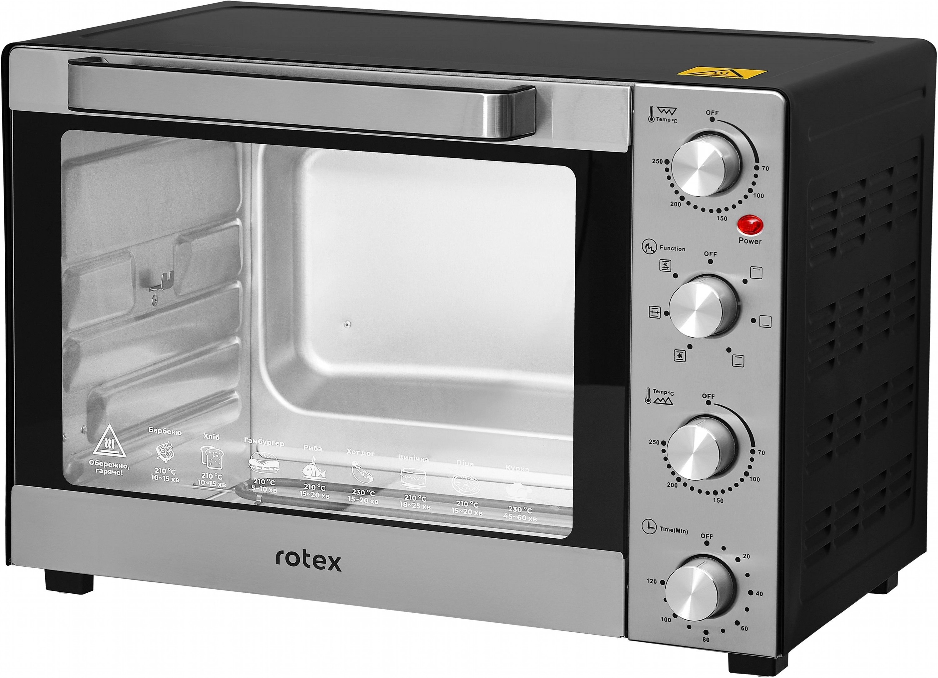Електрична піч Rotex ROT652-CB фото3