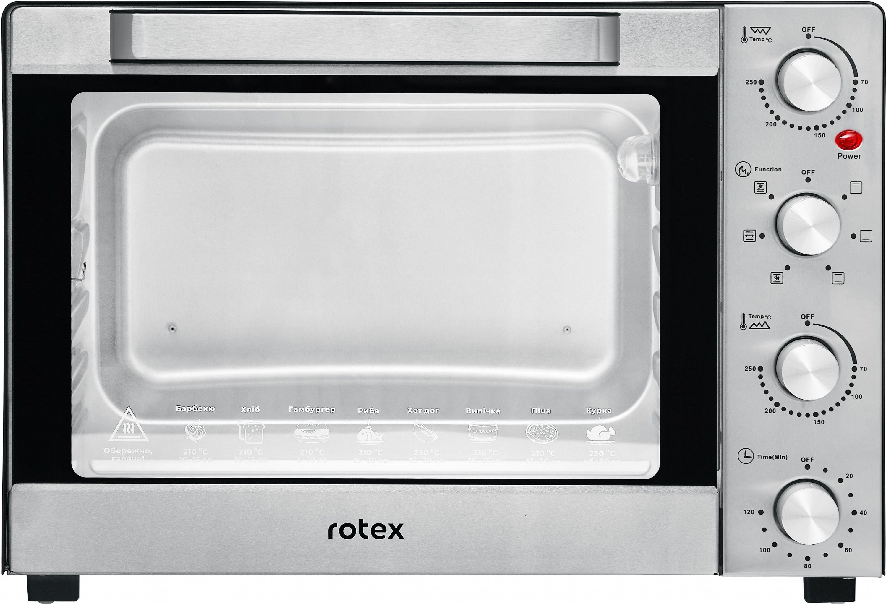 Електрична піч Rotex ROT652-CB фото2