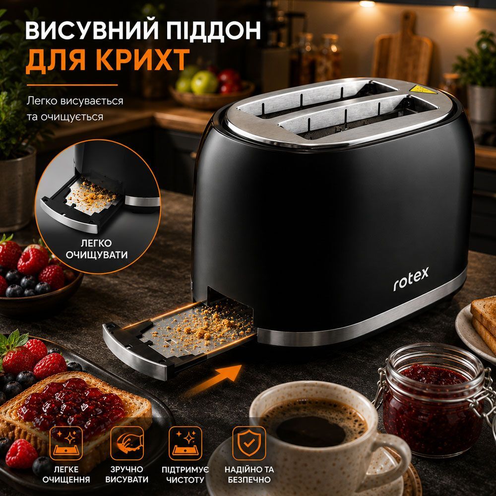 Тостер Rotex RTM150-B фото6