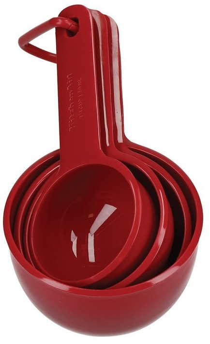 Набор мерных ковшиков KitchenAid Universal, 4 шт, 59/79/118/237 мл (KQG058OHERE) фото2