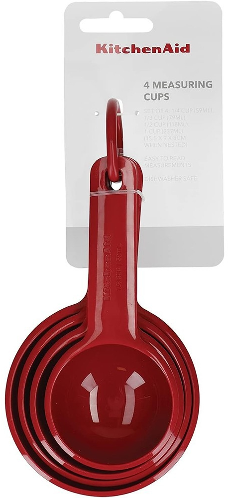 Набор мерных ковшиков KitchenAid Universal, 4 шт, 59/79/118/237 мл (KQG058OHERE) фото3