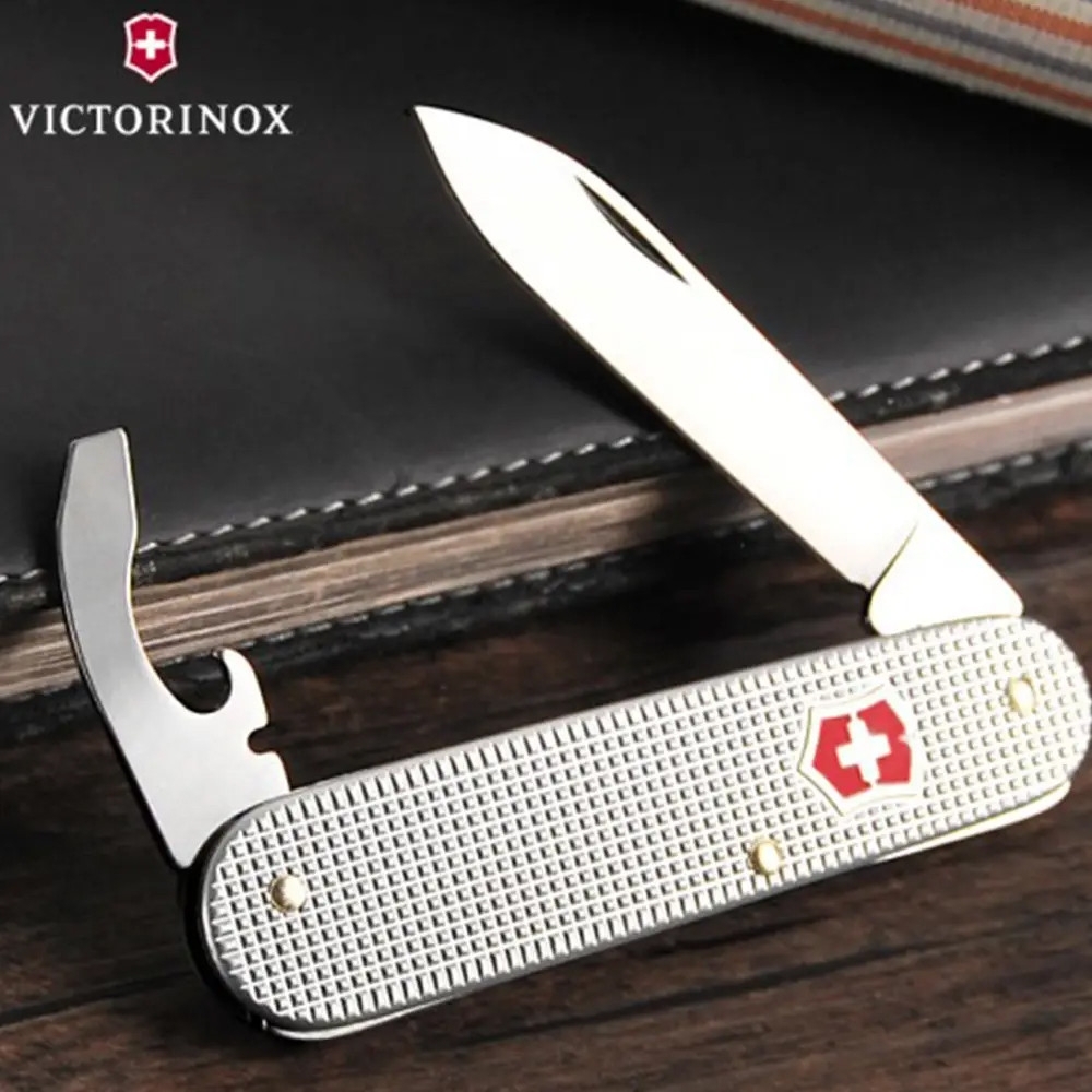 Нож Victorinox Alox Bantam 84мм, 5функ, рифл.серебро (Vx02300.26) фото3