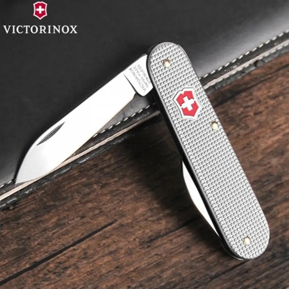 Нож Victorinox Alox Bantam 84мм, 5функ, рифл.серебро (Vx02300.26) фото4