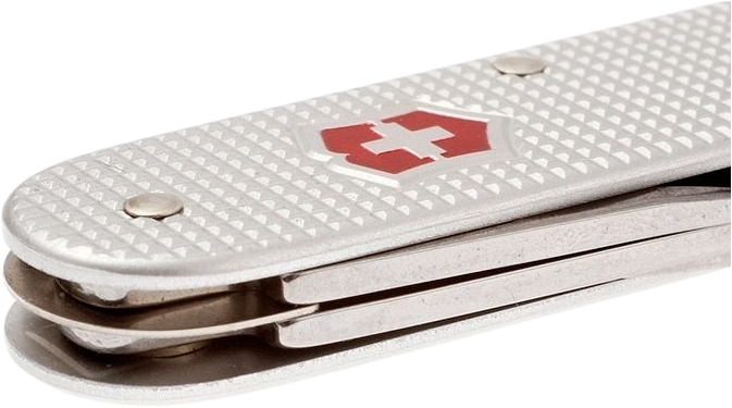 Нож Victorinox Cadet 84мм, 9функ, рифл.серебро (Vx02601.26) фото3