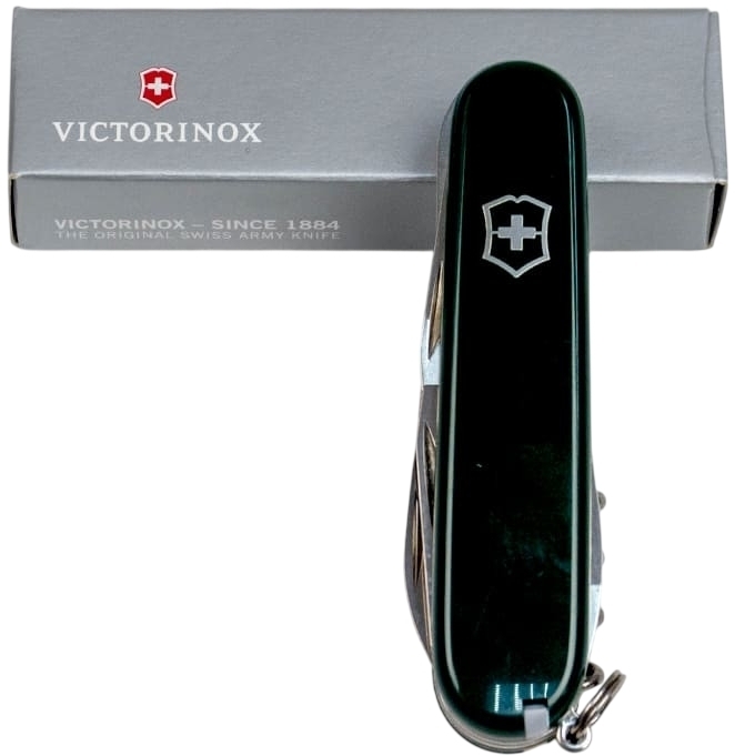 Нож Victorinox Camper 91мм,13функ,зел (Vx13613.4) фото4