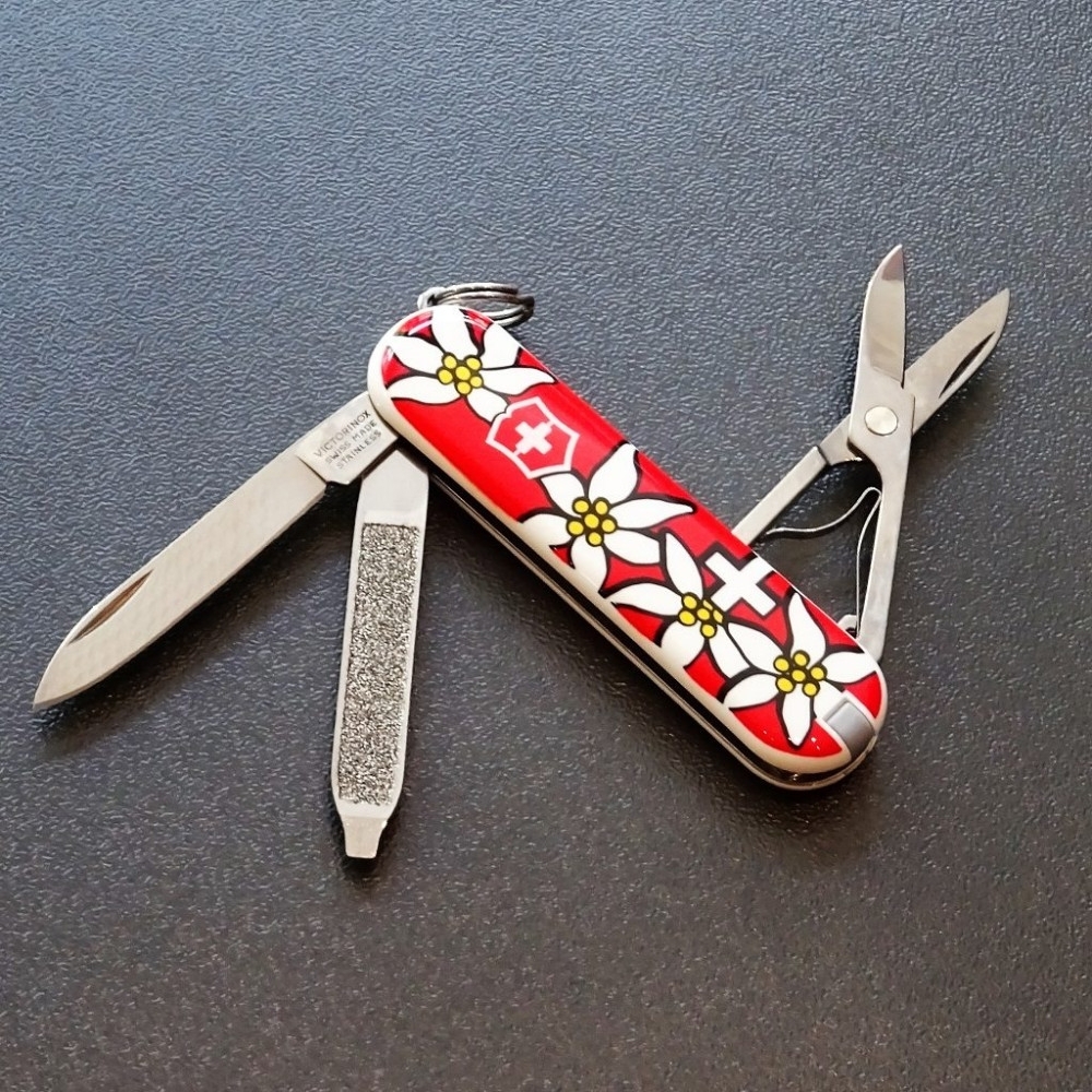 Нож Victorinox Classic SD 58мм, 7функ, Edelweiss (Vx06223.840) фото3
