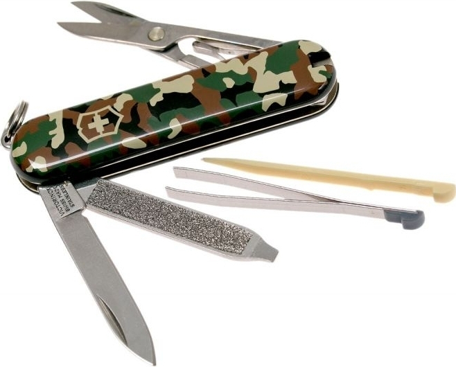 Нож Victorinox Classic SD 58мм, 7функ, камуфляж (Vx06223.94) фото2