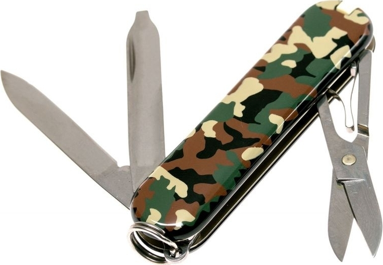Нож Victorinox Classic SD 58мм, 7функ, камуфляж (Vx06223.94) фото4