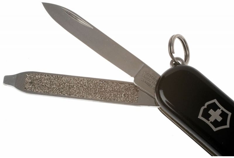 Нож Victorinox Classic SD 58мм, 7функ, черный (Vx06223.3) фото5