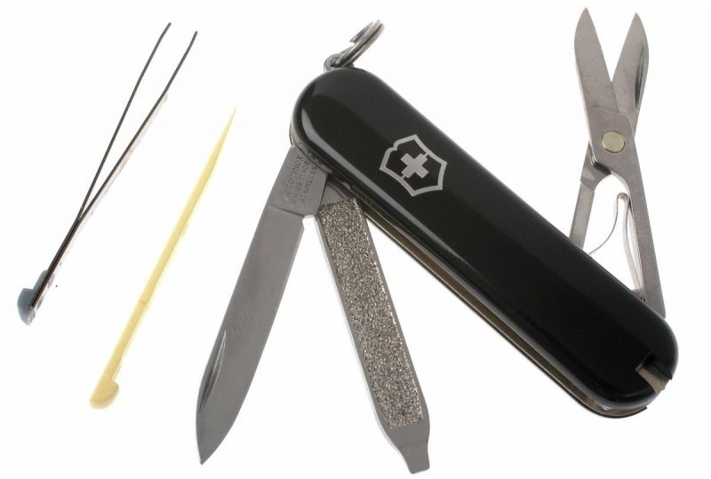 Нож Victorinox Classic SD 58мм, 7функ, черный (Vx06223.3) фото2