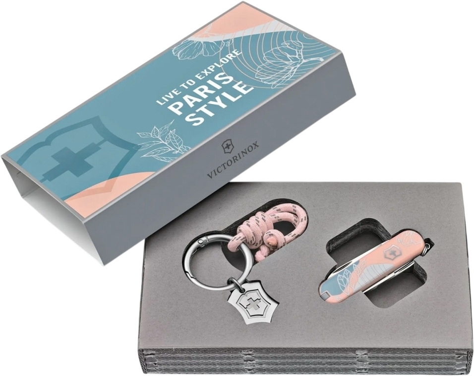 Нож Victorinox Classic SD Paris Style 58мм, 1сл, 7функ, рож (Vx06223.E221) фото5