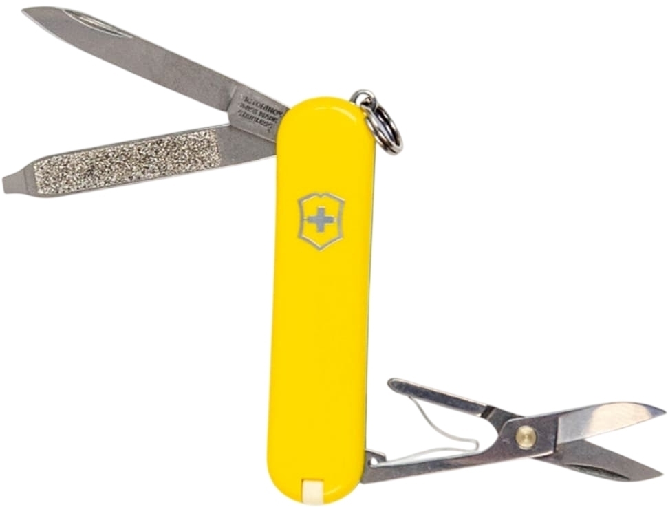 Нож Victorinox Classic SD Ukraine 58мм, 7функ, желт-голубой (Vx06223.8G.28) фото3